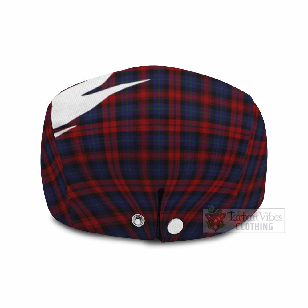 MacLachlan (McLachlan) Tartan Loch Ness Monster Scottish Heritage Art Flat Cap, Jeff Cap