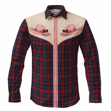 MacLachlan (McLachlan) Tartan Long Sleeve Button Shirts Wee Coo Cowgirl Cute Style Men's Shirt S - Tartan Vibes Clothing