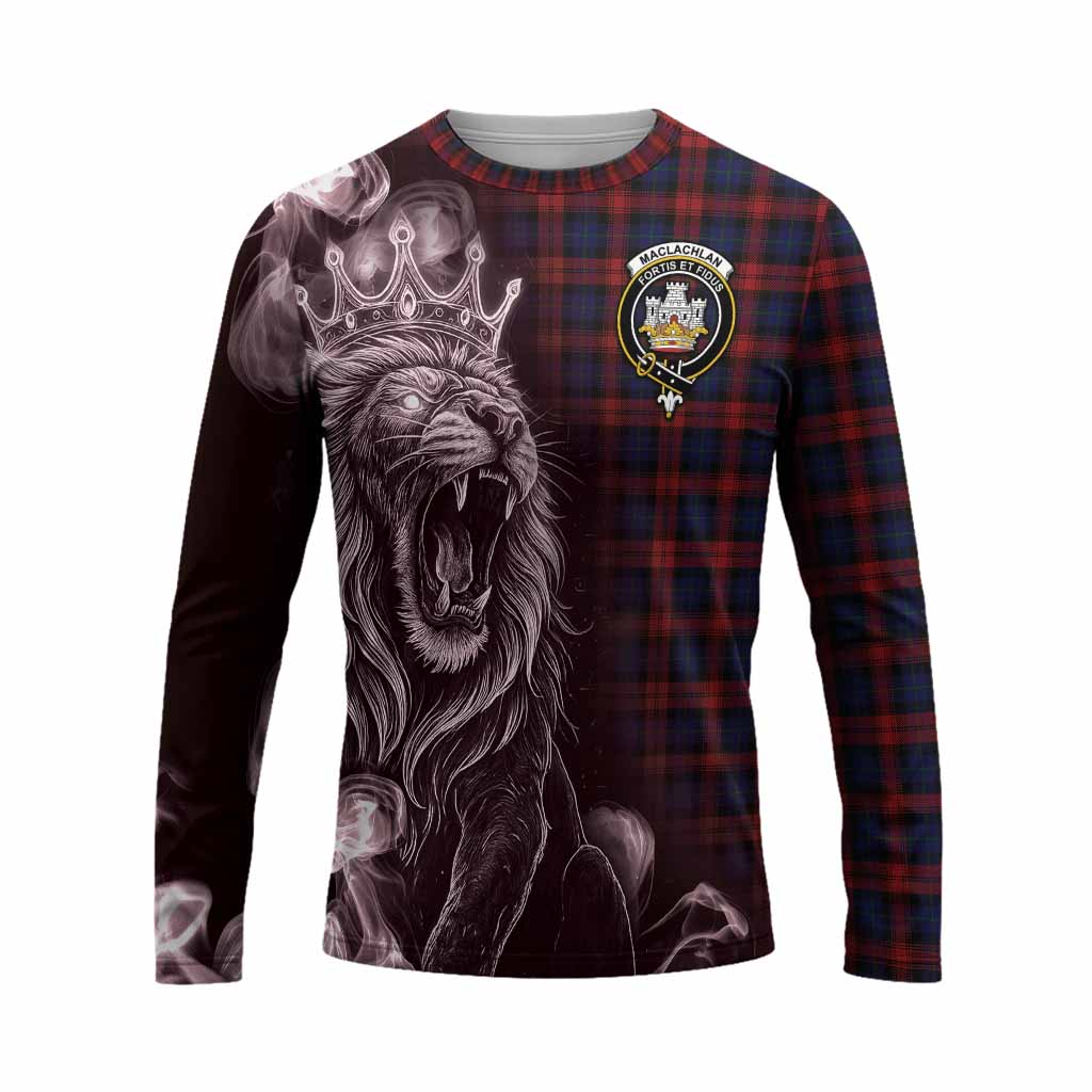 MacLachlan (McLachlan) Tartan Long Sleeve T-Shirt Roaring Lion Heritage