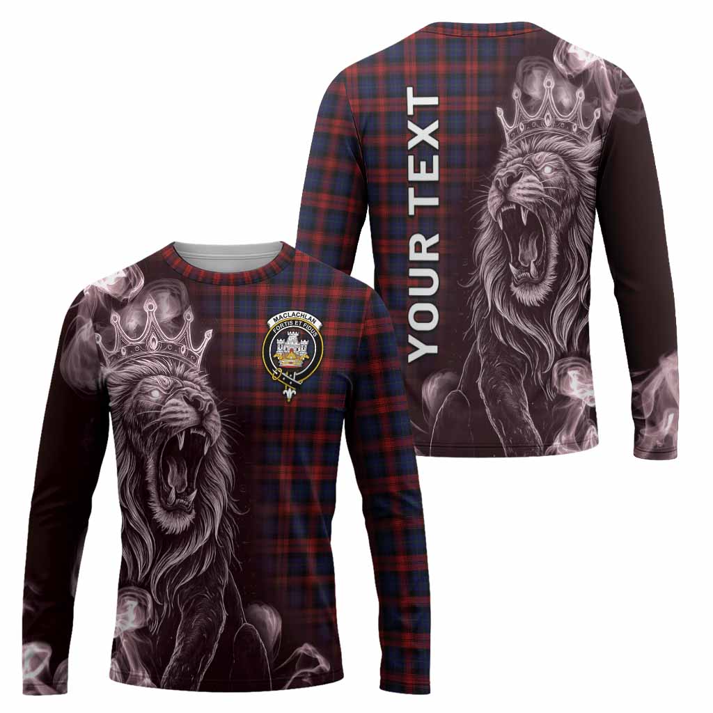 MacLachlan (McLachlan) Tartan Long Sleeve T-Shirt Roaring Lion Heritage