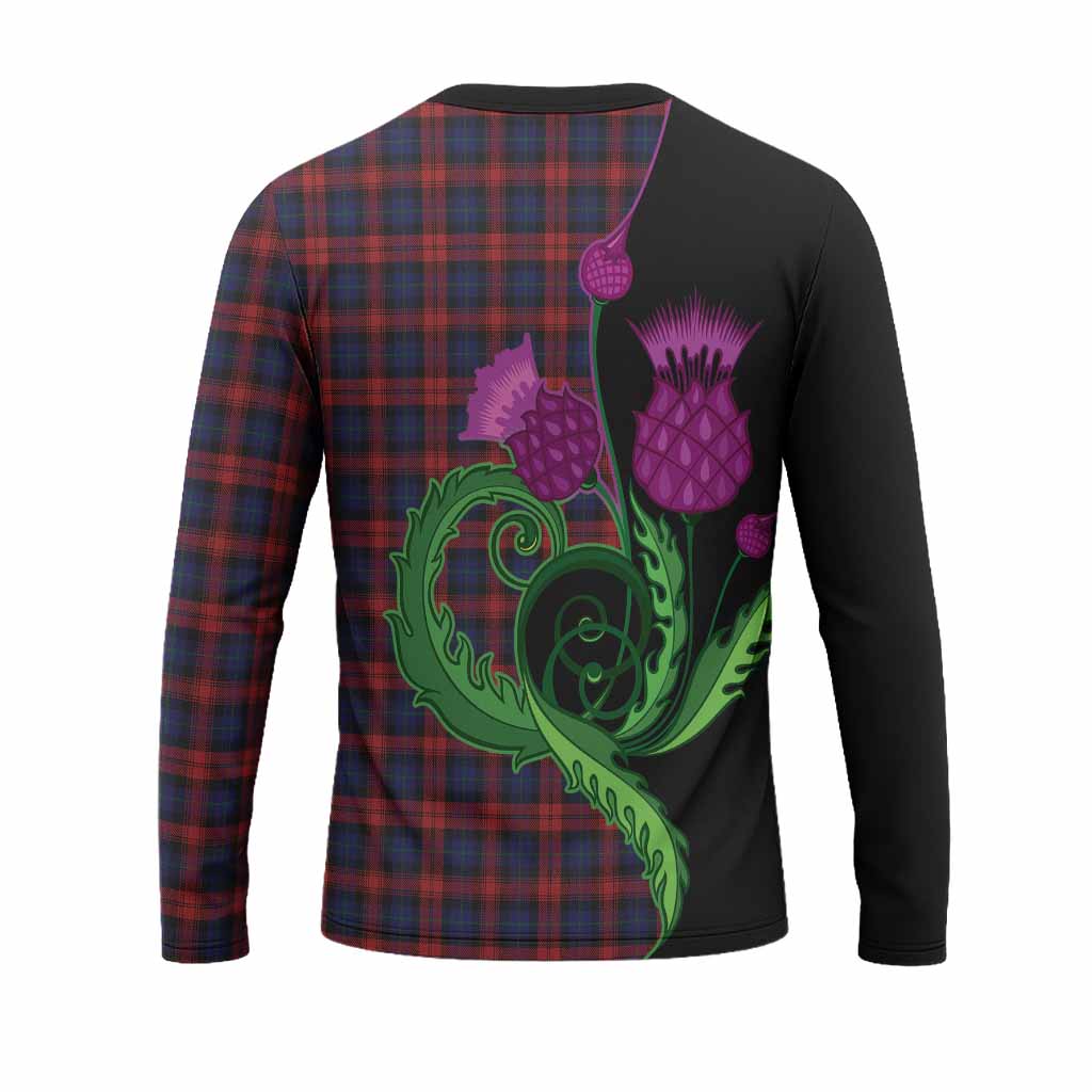 MacLachlan (McLachlan) Tartan Long Sleeve T-Shirt Traditional Scottish Thistle