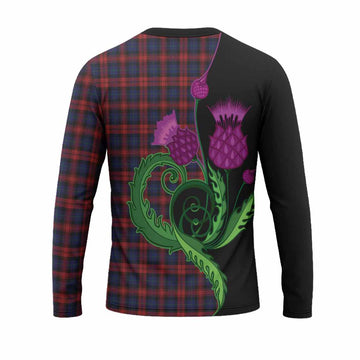 MacLachlan (McLachlan) Tartan Long Sleeve T-Shirt Traditional Scottish Thistle