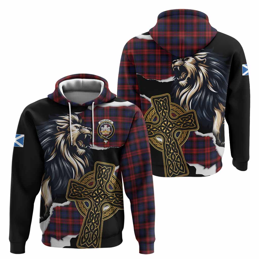 MacLachlan (McLachlan) Tartan Scottish Hoodie Lion Celtic Heritage