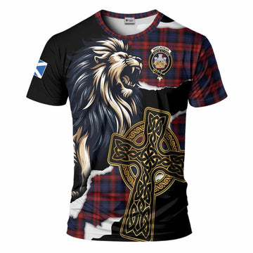 MacLachlan (McLachlan) Tartan Scottish T-Shirt Lion Celtic Heritage