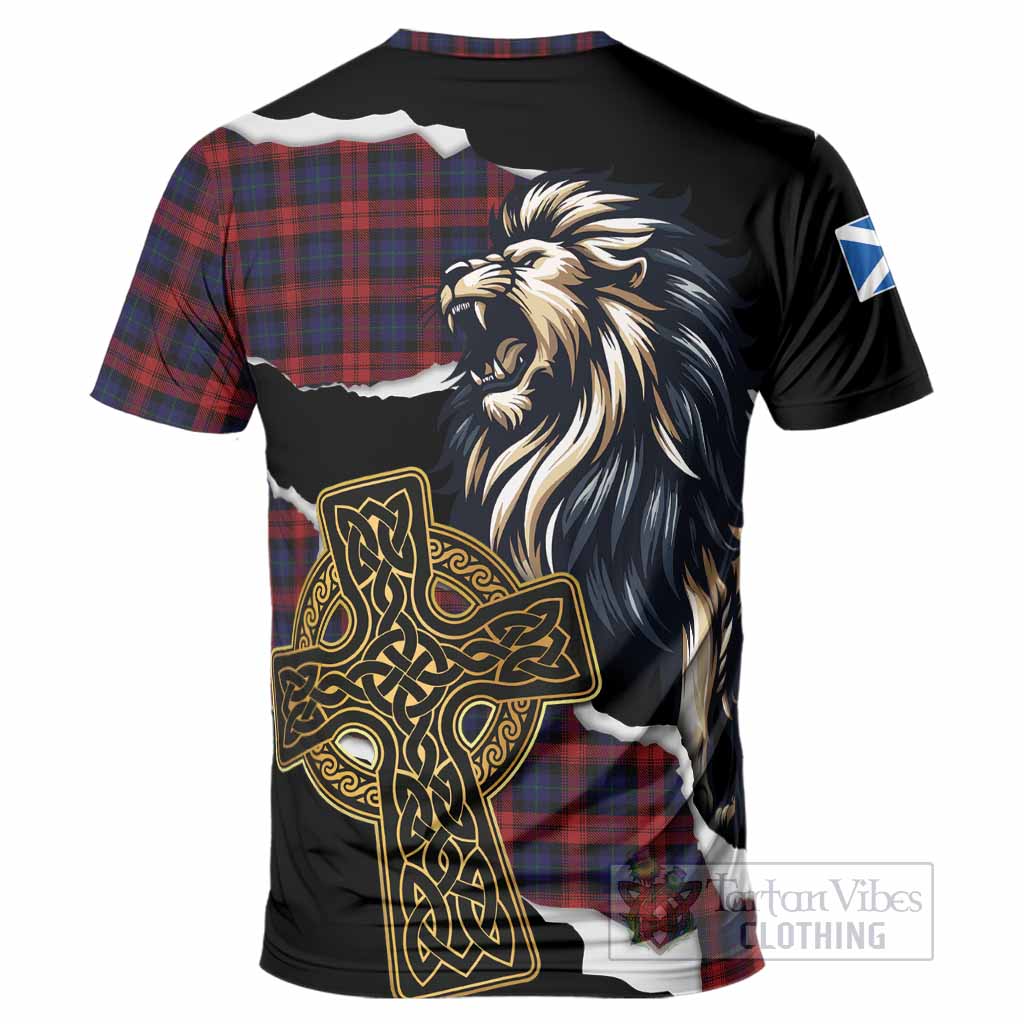 MacLachlan (McLachlan) Tartan Scottish T-Shirt Lion Celtic Heritage