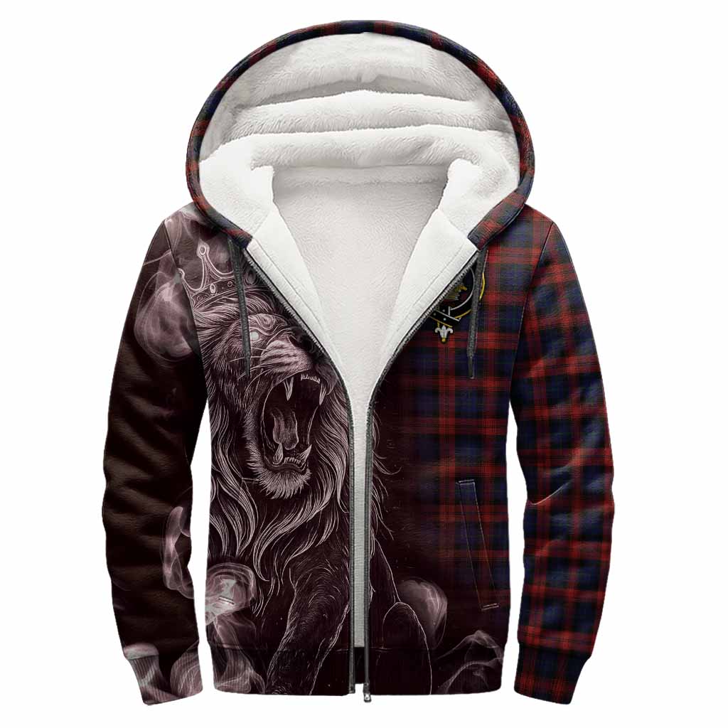MacLachlan (McLachlan) Tartan Sherpa Hoodie Roaring Lion Heritage