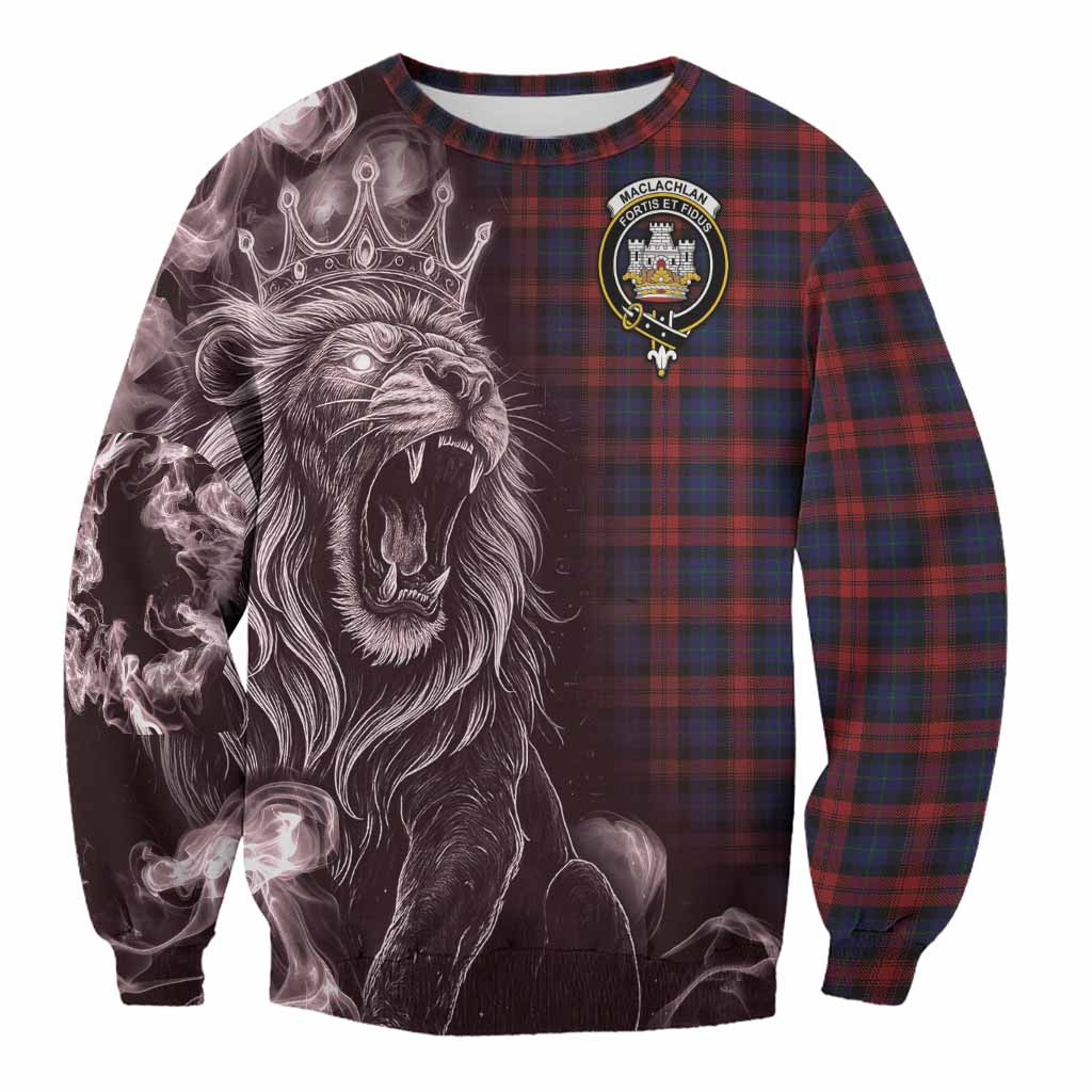 MacLachlan (McLachlan) Tartan Sweatshirt Roaring Lion Heritage