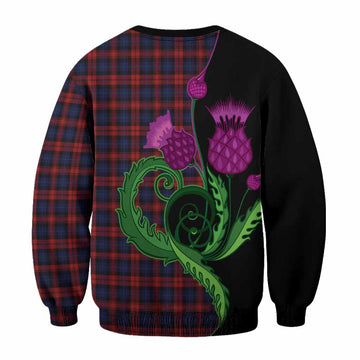 MacLachlan (McLachlan) Tartan Sweatshirt Traditional Scottish Thistle
