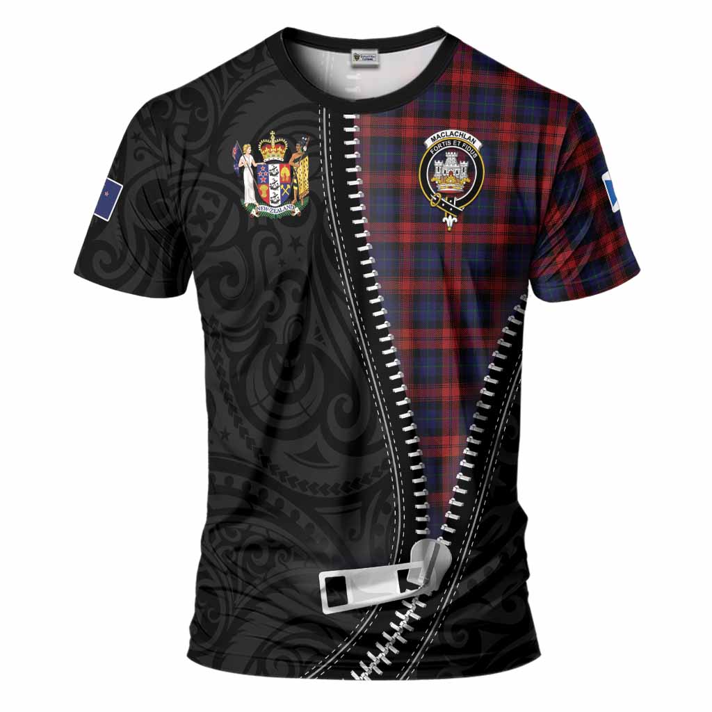 MacLachlan (McLachlan) Tartan T-Shirt New Zealand Pattern Unique Zipper Stylized