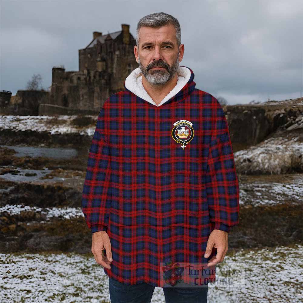 MacLachlan (McLachlan) Tartan Wearable Blanket with Family Crest - Tartan Vibes Clothing