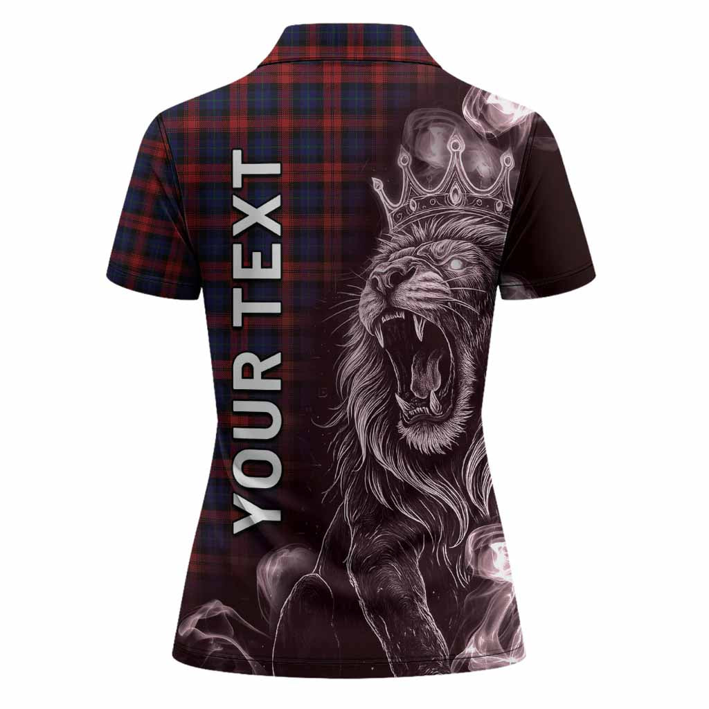 MacLachlan (McLachlan) Tartan Women Polo Shirt Roaring Lion Heritage