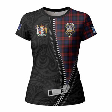 MacLachlan (McLachlan) Tartan Women T shirt New Zealand Pattern Unique Zipper Stylized