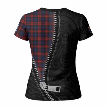 MacLachlan (McLachlan) Tartan Women T shirt New Zealand Pattern Unique Zipper Stylized