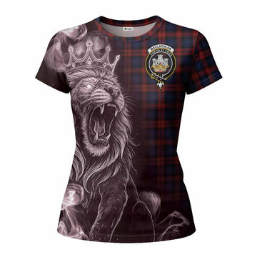 MacLachlan (McLachlan) Tartan Women T shirt Roaring Lion Heritage
