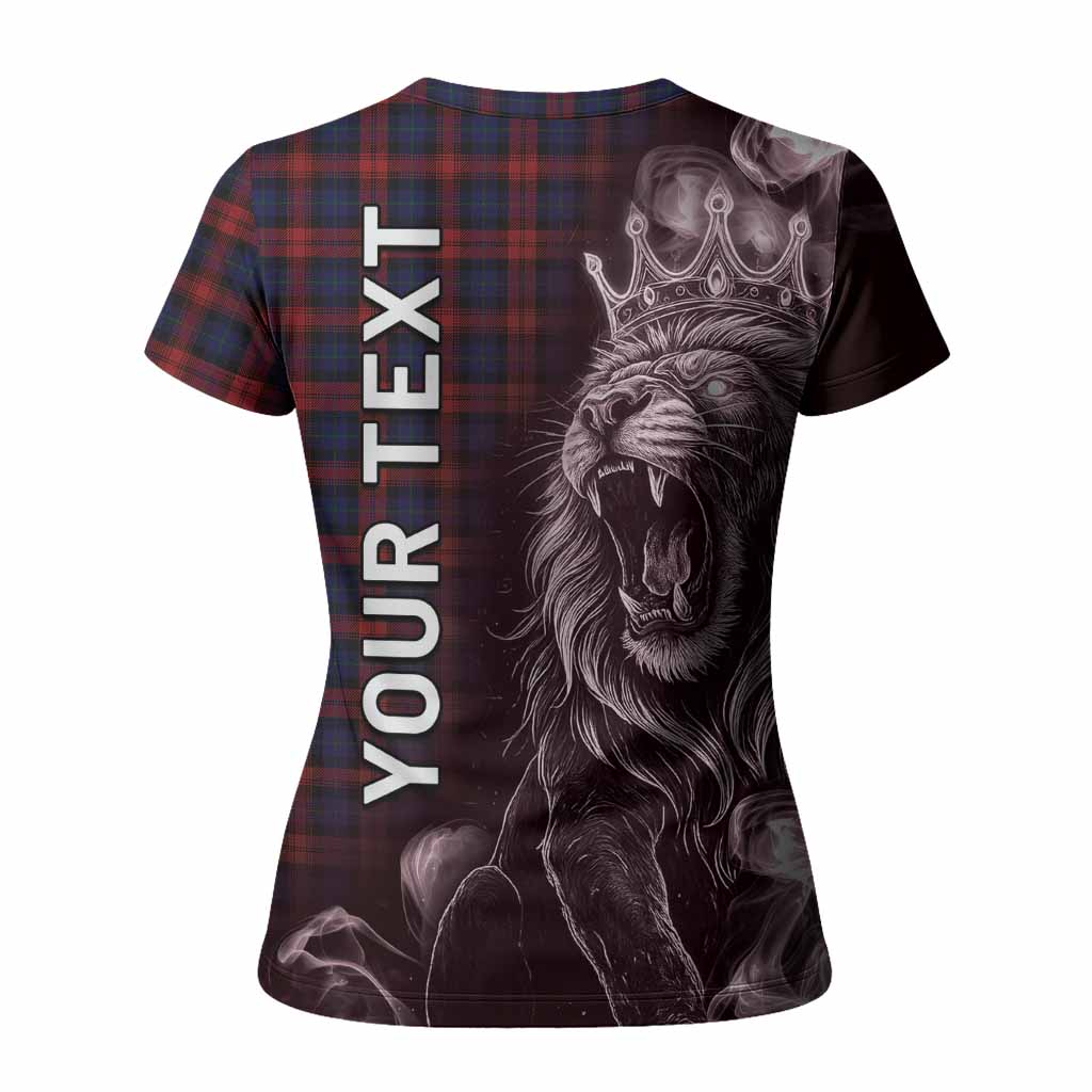 MacLachlan (McLachlan) Tartan Women T shirt Roaring Lion Heritage
