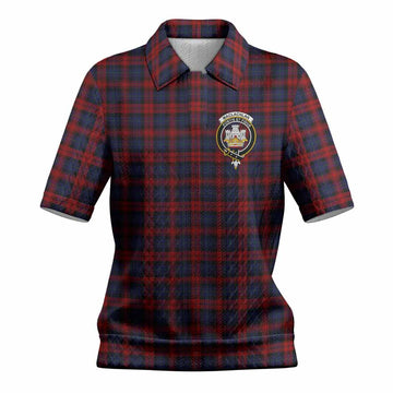 MacLachlan (McLachlan) Tartan Women’s Polo Sweater Top with Family Crest