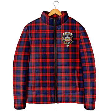 MacLachlan Modern Tartan Padded Jacket with Family Crest