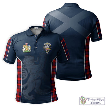 MacLachlan Modern Tartan Men's Polo Shirt with Family Crest and Lion Rampant Vibes Sport Style