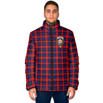 MacLachlan Modern Tartan Padded Jacket with Family Crest