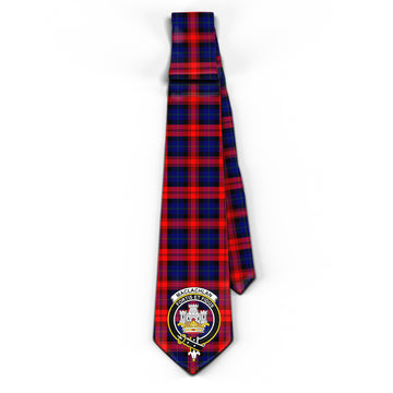 MacLachlan Modern Tartan Classic Necktie with Family Crest