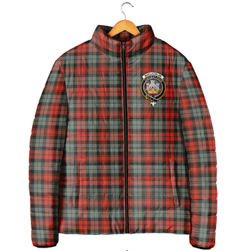 MacLachlan Weathered Tartan Padded Jacket with Family Crest