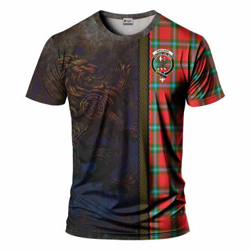 MacLaine (McLaine) Tartan Family Crest T-Shirt Alba Gu Brath Be Brave Lion Ancient Style