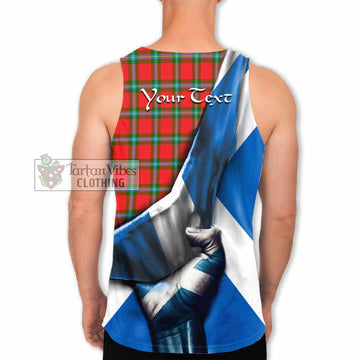 MacLaine (McLaine) Tartan Men's Tank Top with Family Crest Scotland Patriotic Style