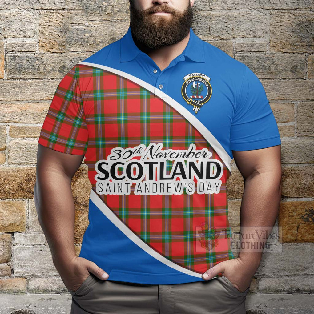 Tartan Vibes Clothing MacLaine (McLaine) Family Crest Tartan Polo Shirt Celebrate Saint Andrew's Day in Style