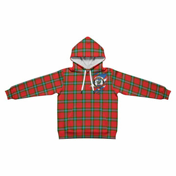 MacLaine (McLaine) Clan Crest In Me Tartan Kid Hoodie Scotland Flag Style