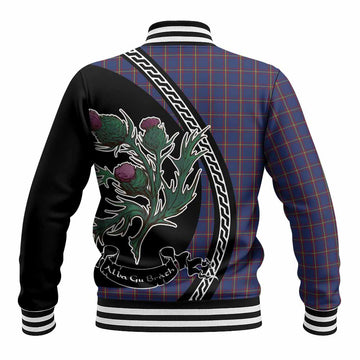 MacLaine (McLaine) Family Crest Tartan Baseball Jacket Alba Thistle Inspired