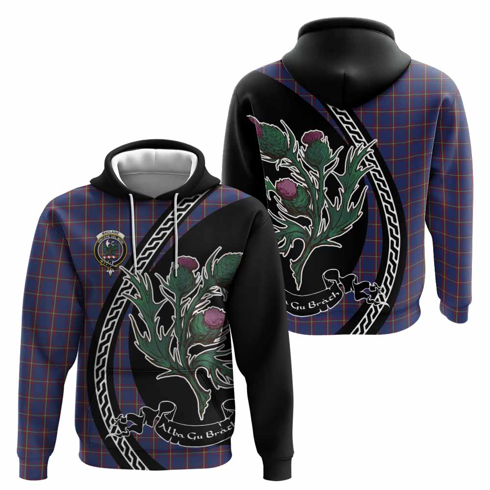 MacLaine (McLaine) Family Crest Tartan Hoodie Alba Thistle Inspired - Tartan Vibes Clothing
