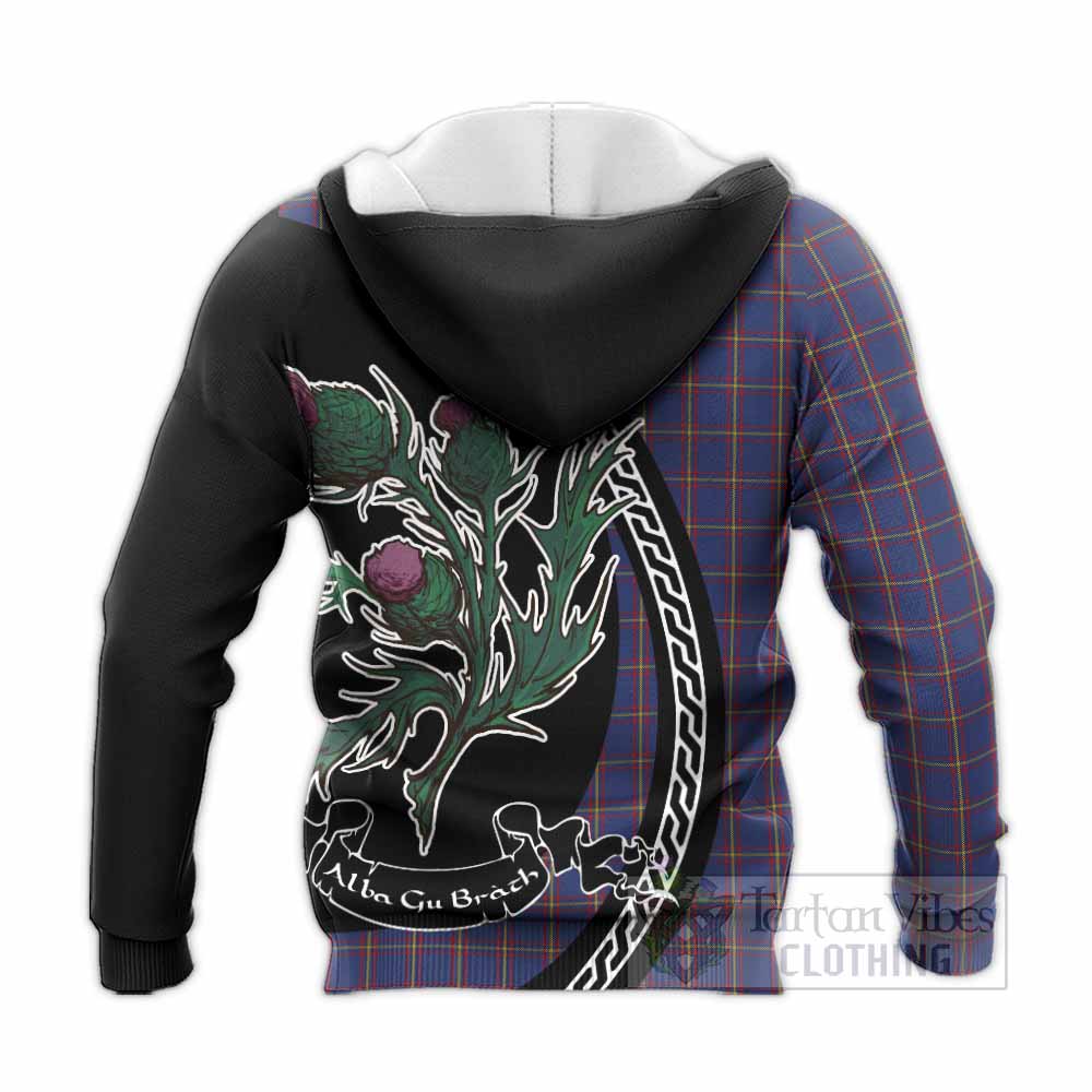 MacLaine (McLaine) Family Crest Tartan Knitted Hoodie Alba Thistle Inspired - Tartan Vibes Clothing