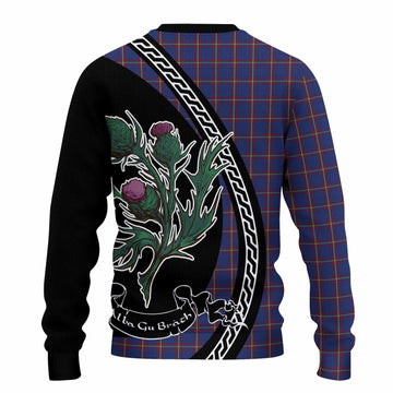 MacLaine (McLaine) Family Crest Tartan Knitted Sweater Alba Thistle Inspired - Tartan Vibes Clothing