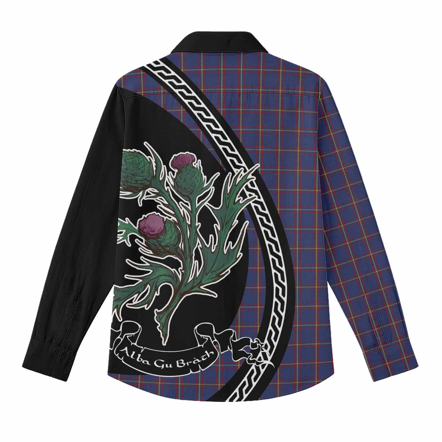 MacLaine (McLaine) Family Crest Tartan Women Casual Shirt Alba Thistle Inspired - Tartan Vibes Clothing
