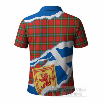 MacLaine (McLaine) Scotland Football Tartan Polo Shirt We'll Be Coming
