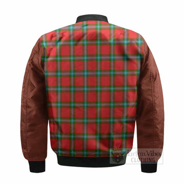 MacLaine (McLaine) Tartan Accent Bomber Jacket with Family Crest
