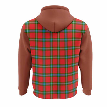 MacLaine (McLaine) Tartan Accent Hoodie with Family Crest