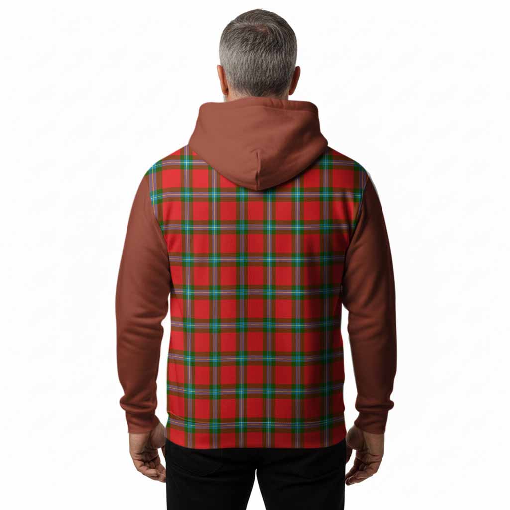 MacLaine (McLaine) Tartan Accent Hoodie with Family Crest