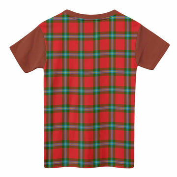 MacLaine (McLaine) Tartan Accent Kid T-shirt with Family Crest
