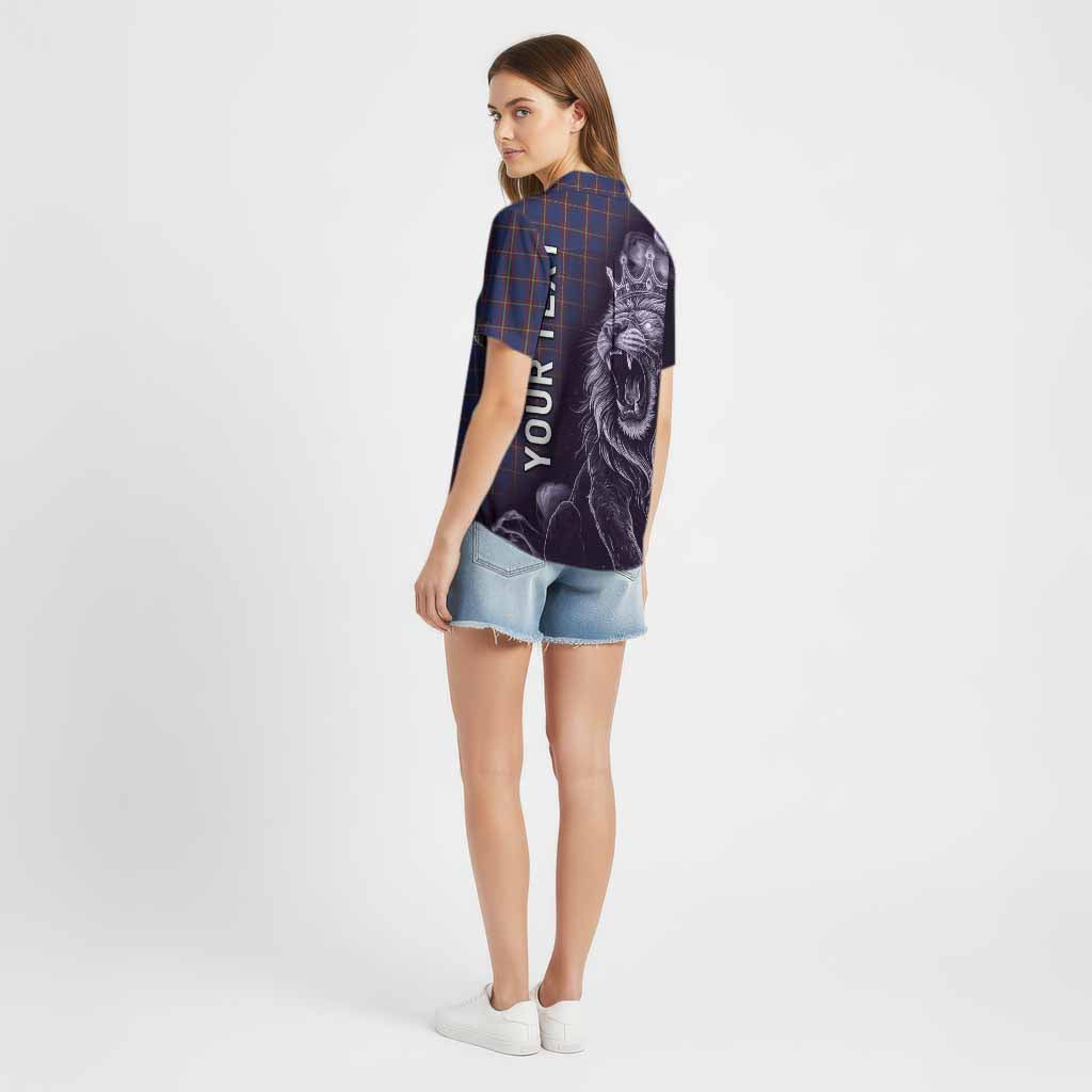 MacLaine (McLaine) Tartan Cotton Hawaiian Shirt Roaring Lion Heritage