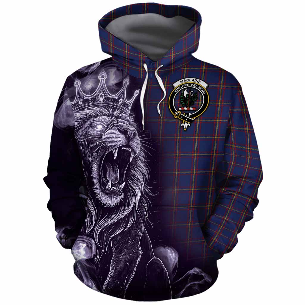 MacLaine (McLaine) Tartan Cotton Hoodie Roaring Lion Heritage