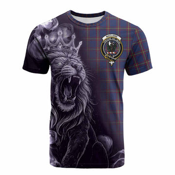 MacLaine (McLaine) Tartan Cotton T-shirt Roaring Lion Heritage