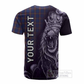 MacLaine (McLaine) Tartan Cotton T-shirt Roaring Lion Heritage