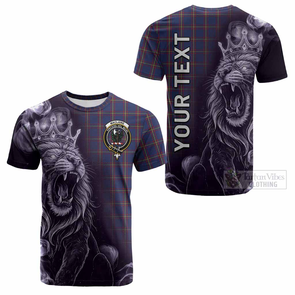MacLaine (McLaine) Tartan Cotton T-shirt Roaring Lion Heritage