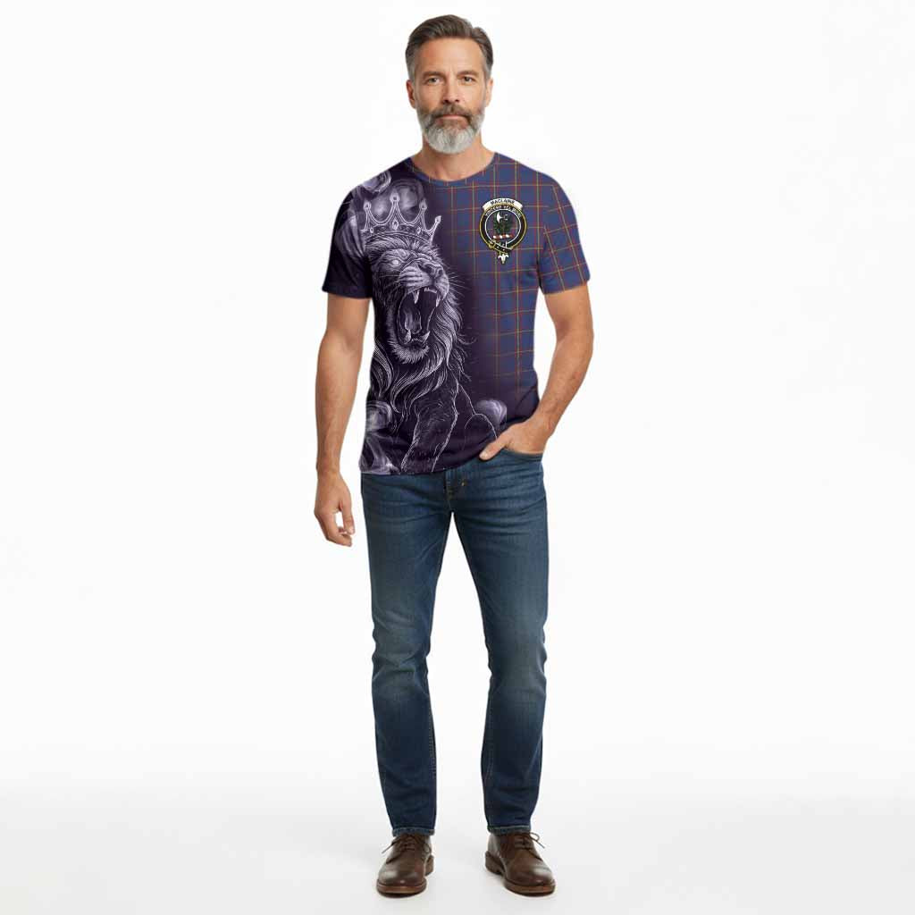 MacLaine (McLaine) Tartan Cotton T-shirt Roaring Lion Heritage