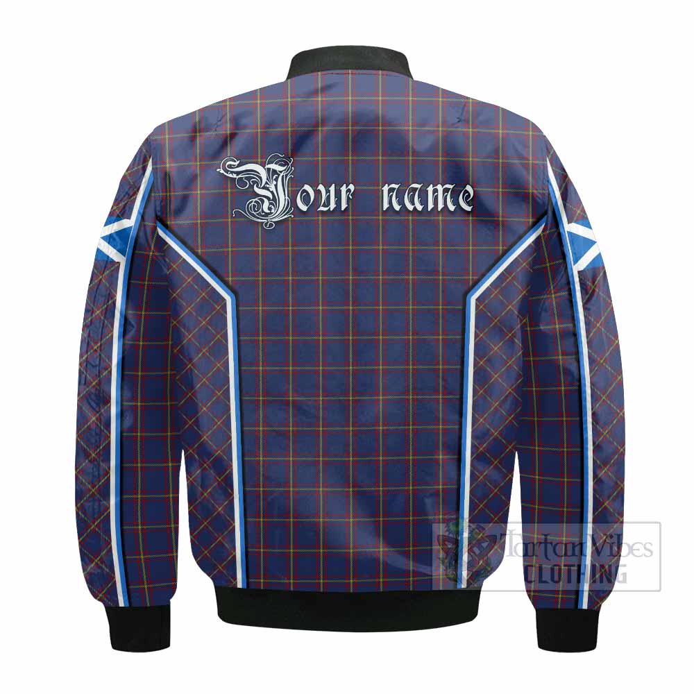 MacLaine (McLaine) Tartan Crest Bomber Jacket Scotland Coat of Arm Flag Style - Tartan Vibes Clothing