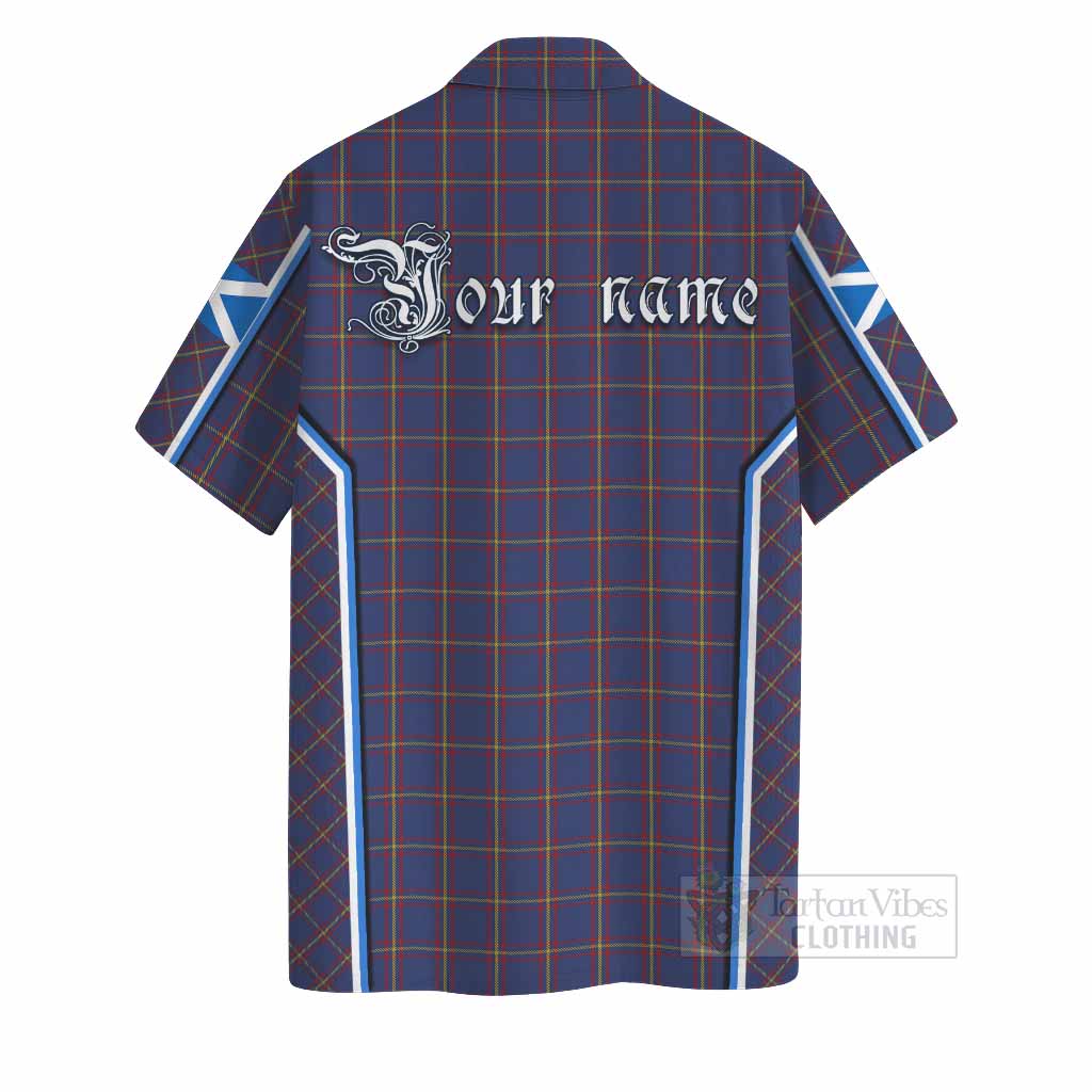 MacLaine (McLaine) Tartan Crest Hawaiian Shirt Scotland Coat of Arm Flag Style - Tartan Vibes Clothing