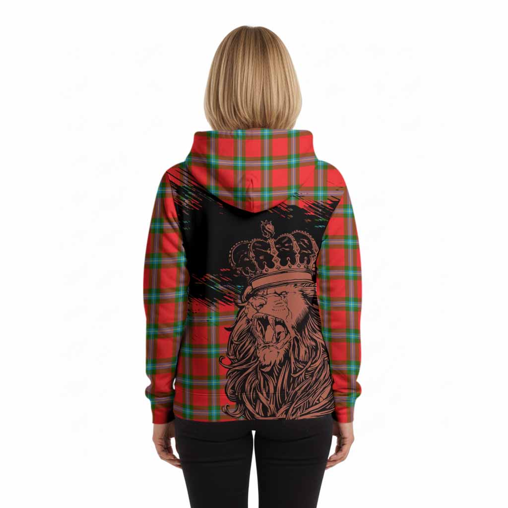 MacLaine (McLaine) Tartan Crest Hoodie Crowned Lion Heritage Style
