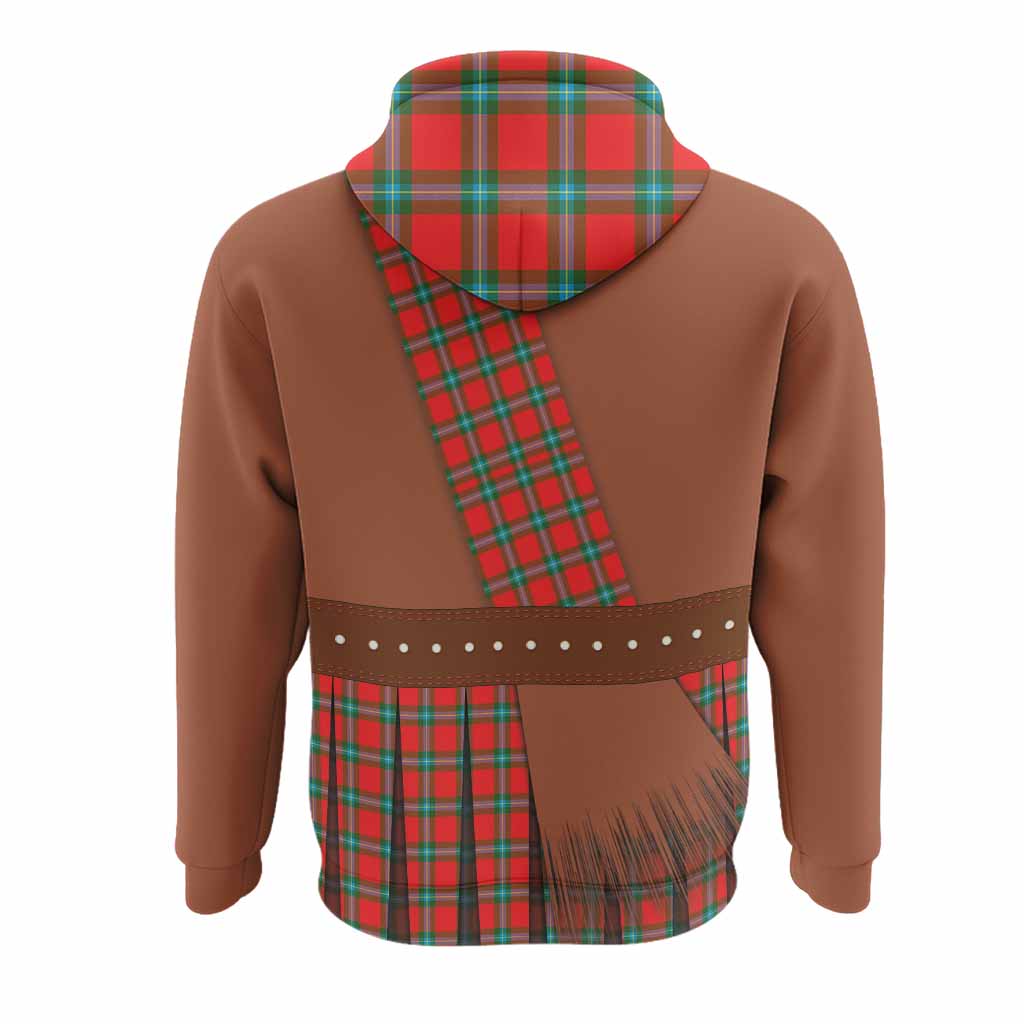 MacLaine (McLaine) Tartan Crest Hoodie Kilt Costume Style
