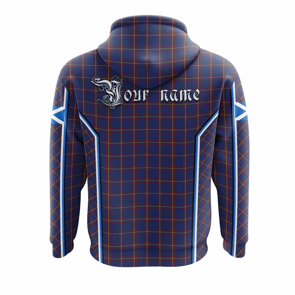 MacLaine (McLaine) Tartan Crest Hoodie Scotland Coat of Arm Flag Style - Tartan Vibes Clothing